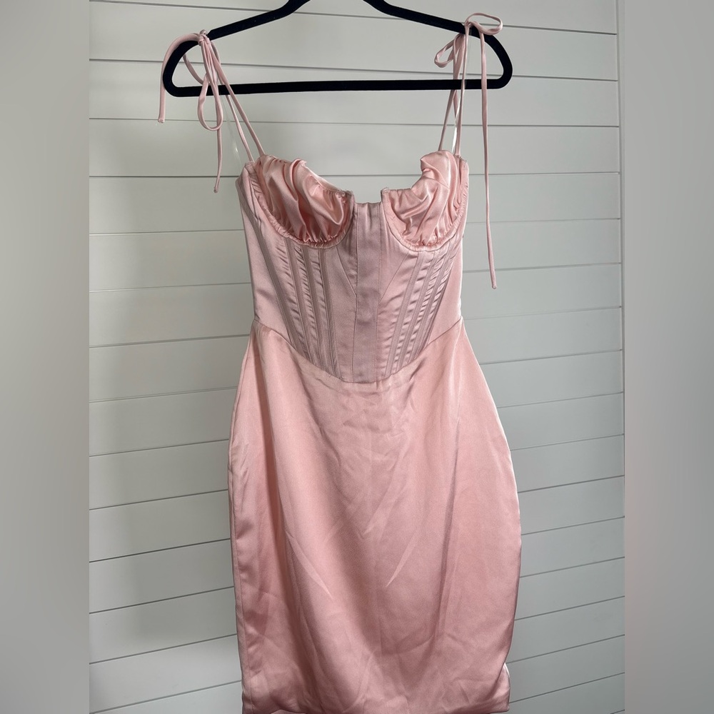 House Of C.B  - Pink Corset Dress,  As Good As New --Small